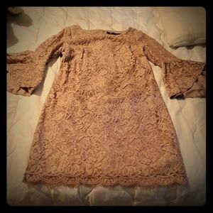 Plush color formal dress